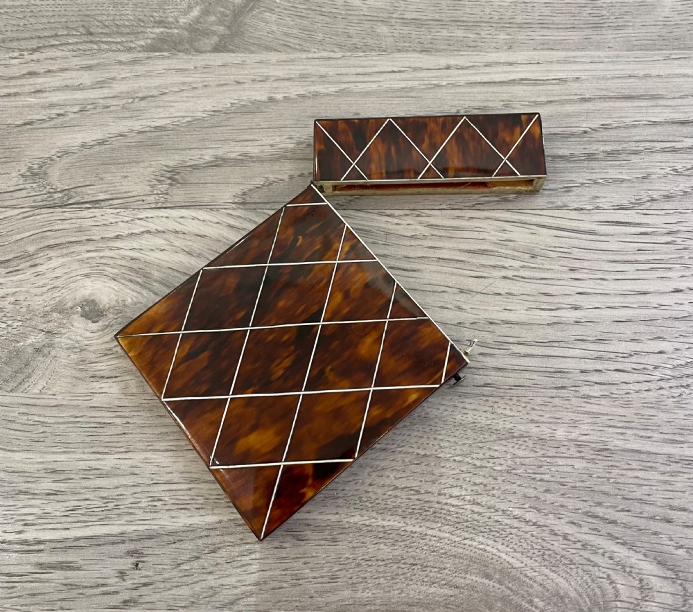 19th Century Tortoiseshell Card Case View V