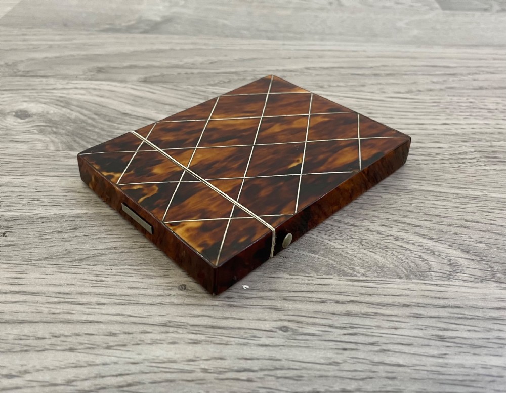 19th Century Tortoiseshell Card Case View VIII