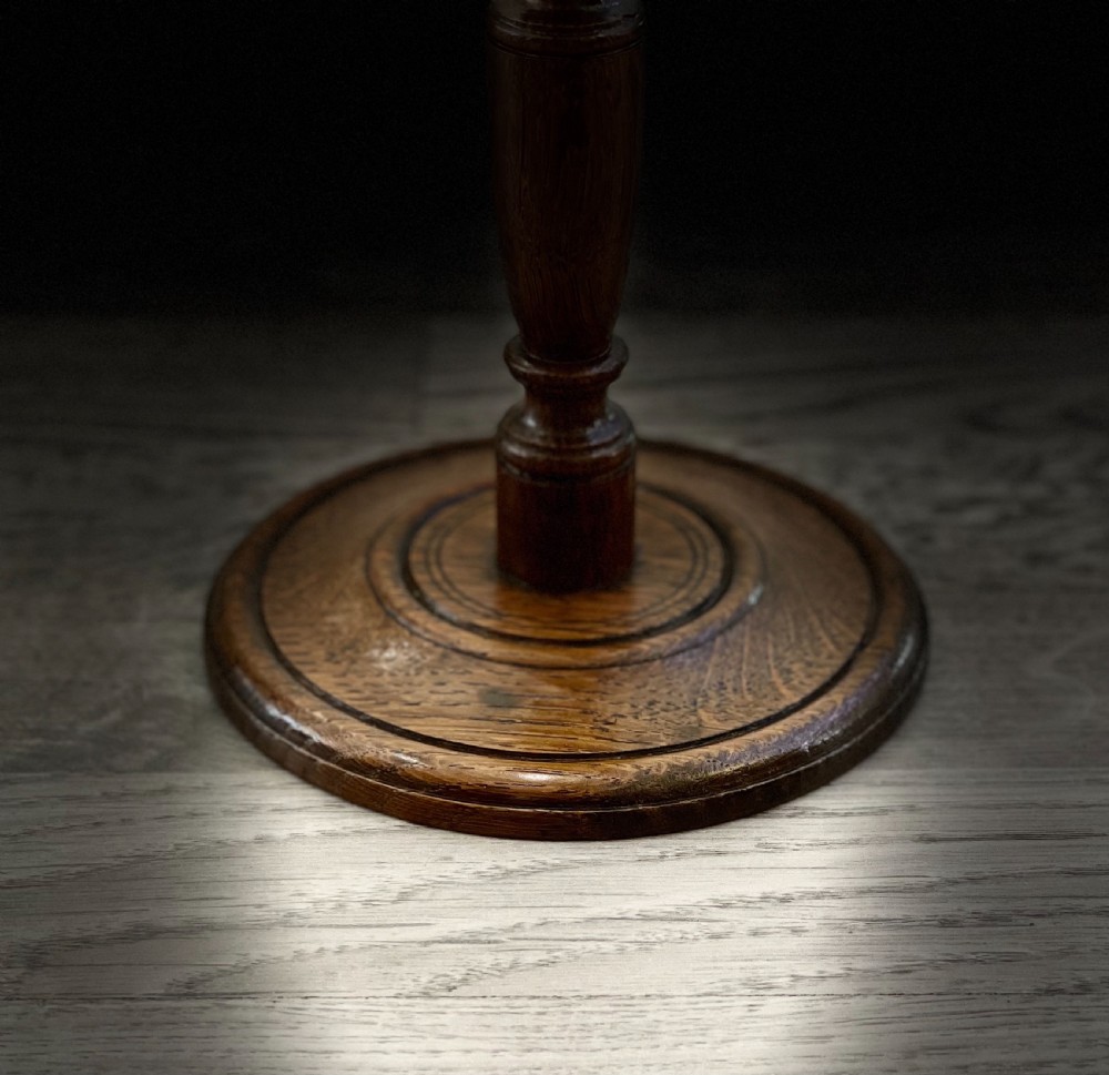 Georgian Oak Wig Hat Stand View III