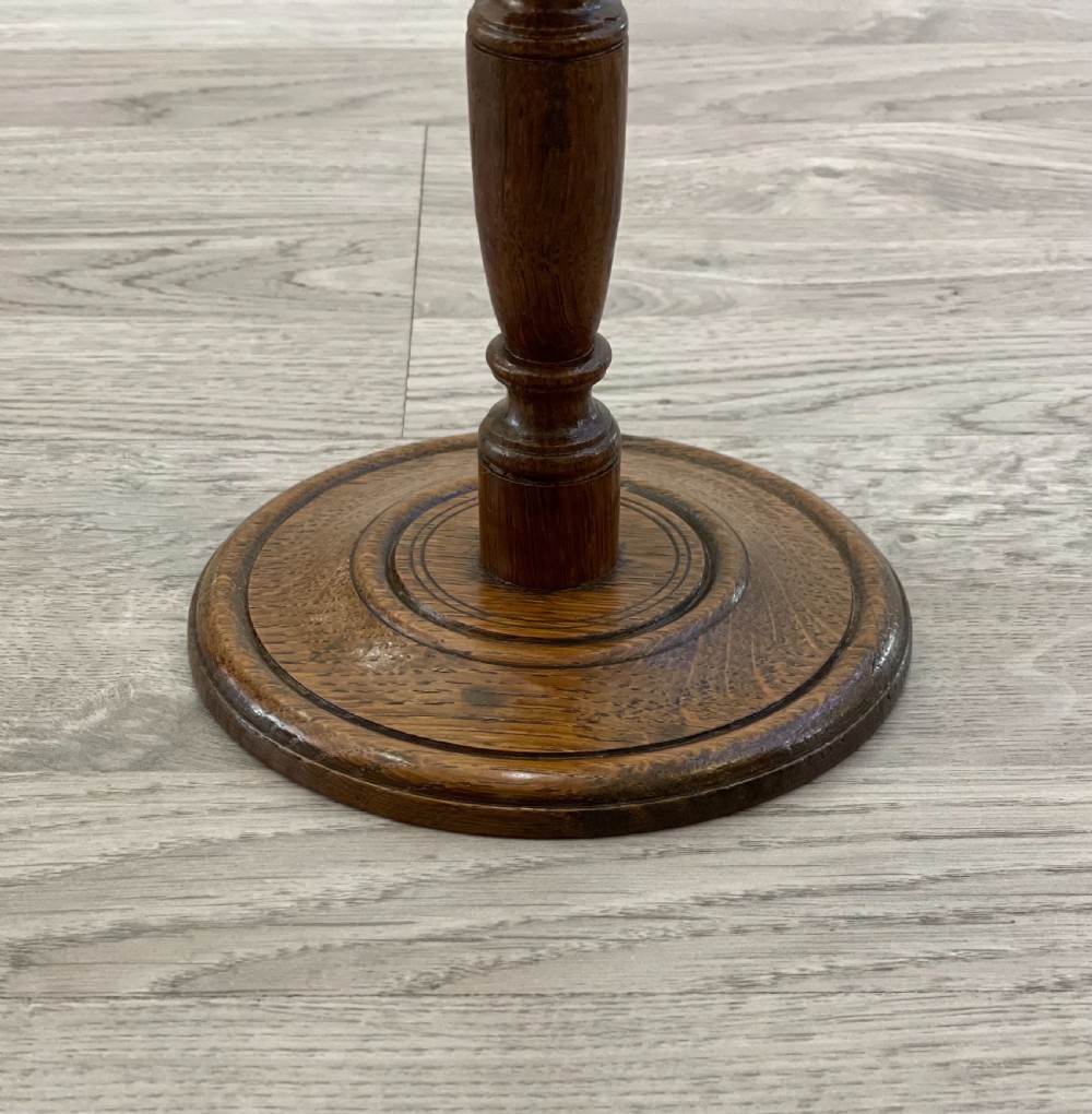 Georgian Oak Wig Hat Stand View IV