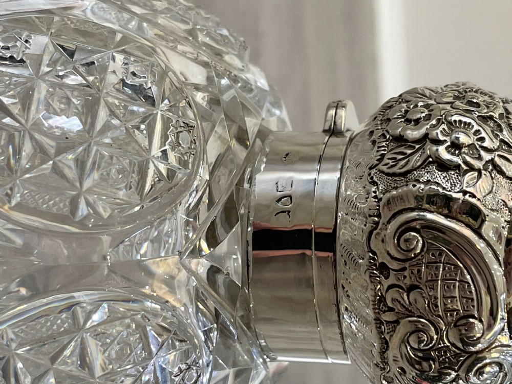 Victorian Silver Topped Scent Bottle, 1895 View VIII