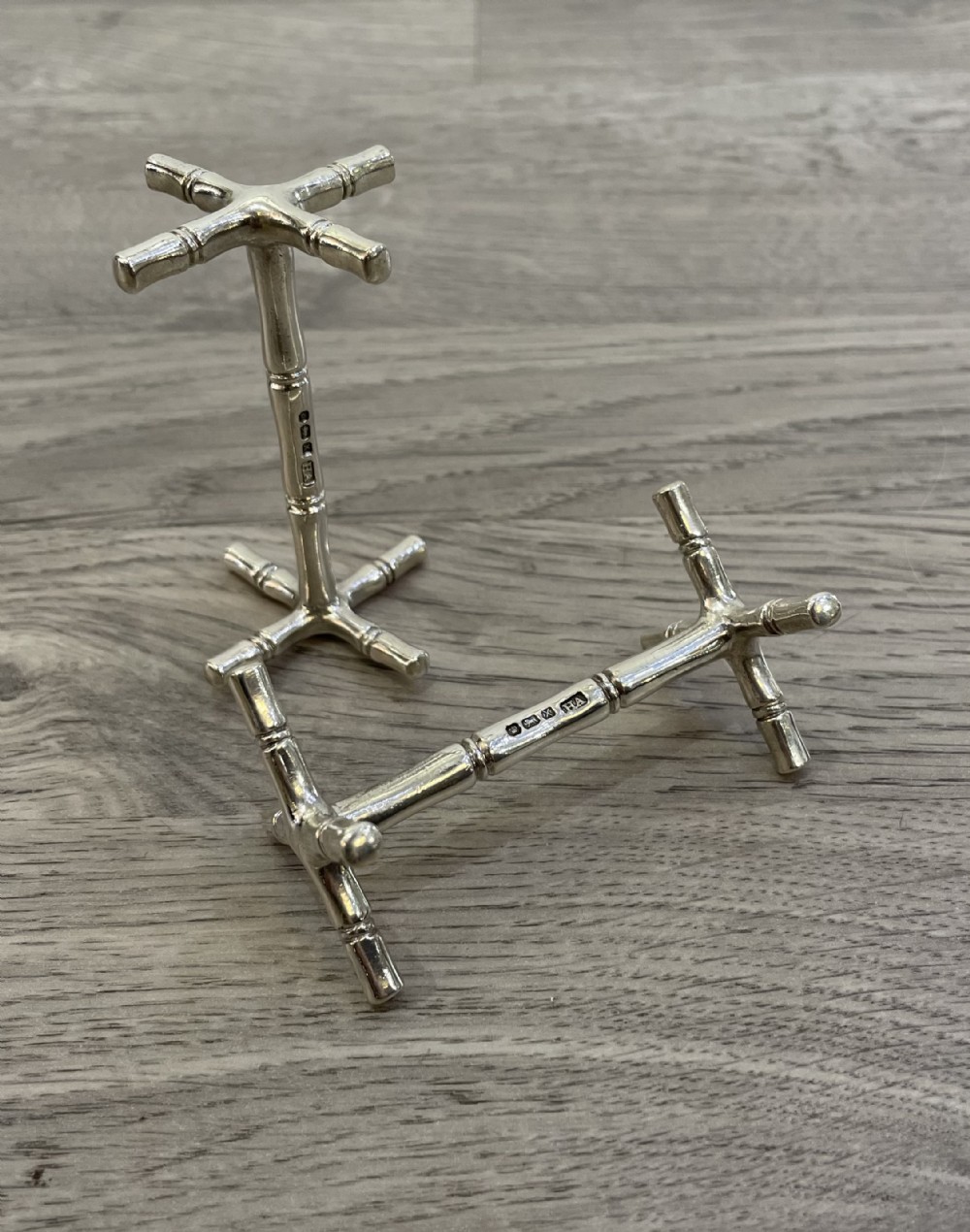 Pair of Victorian Solid Silver Knife Rests