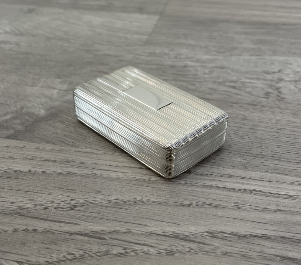 George IV Solid Silver Snuff Box