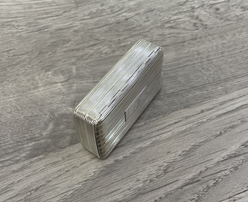 George IV Solid Silver Snuff Box View IV