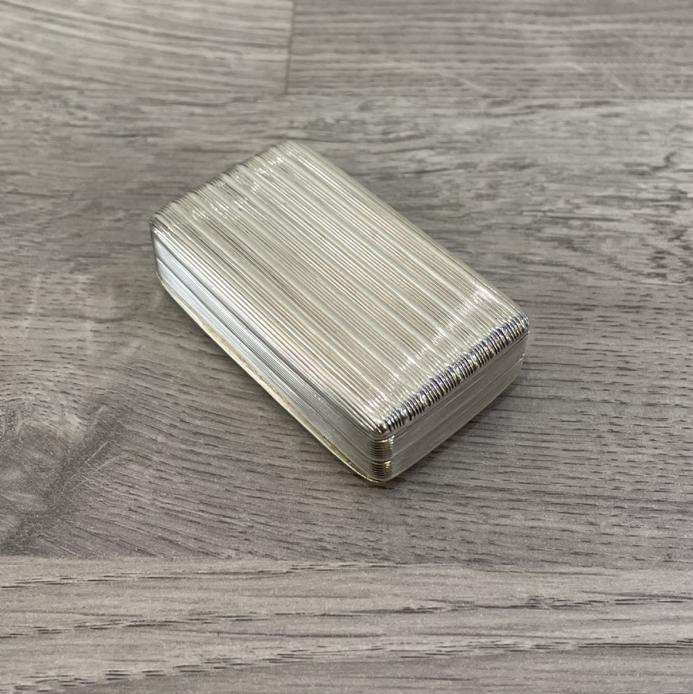 George IV Solid Silver Snuff Box View VII