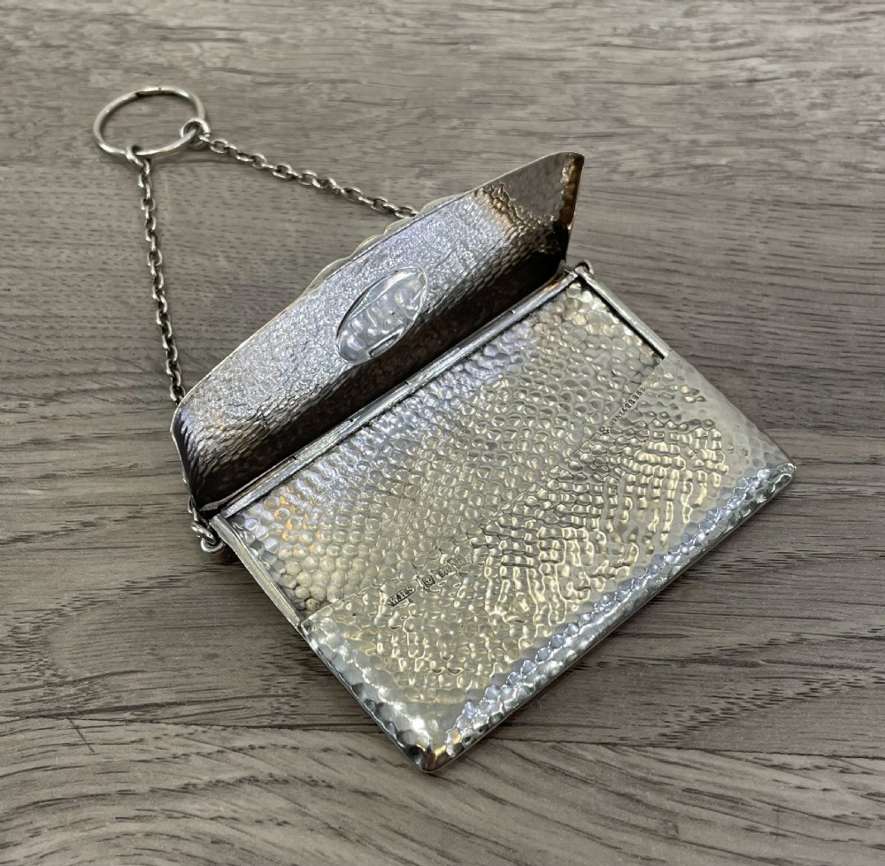Edwardian Solid Silver Ladies Purse, 1909 View V