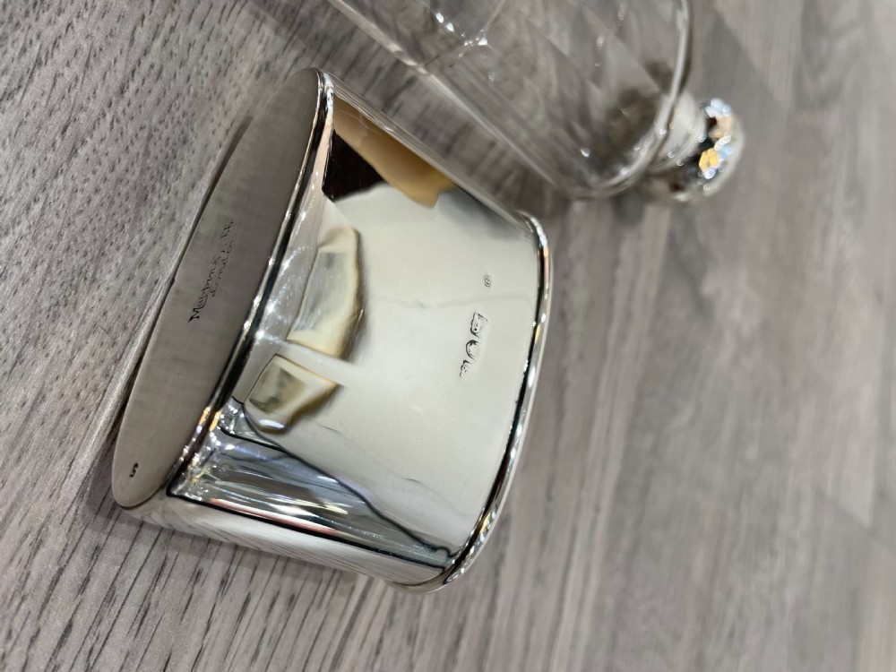 Victorian Solid Silver Hip Flask, 1897 View IX