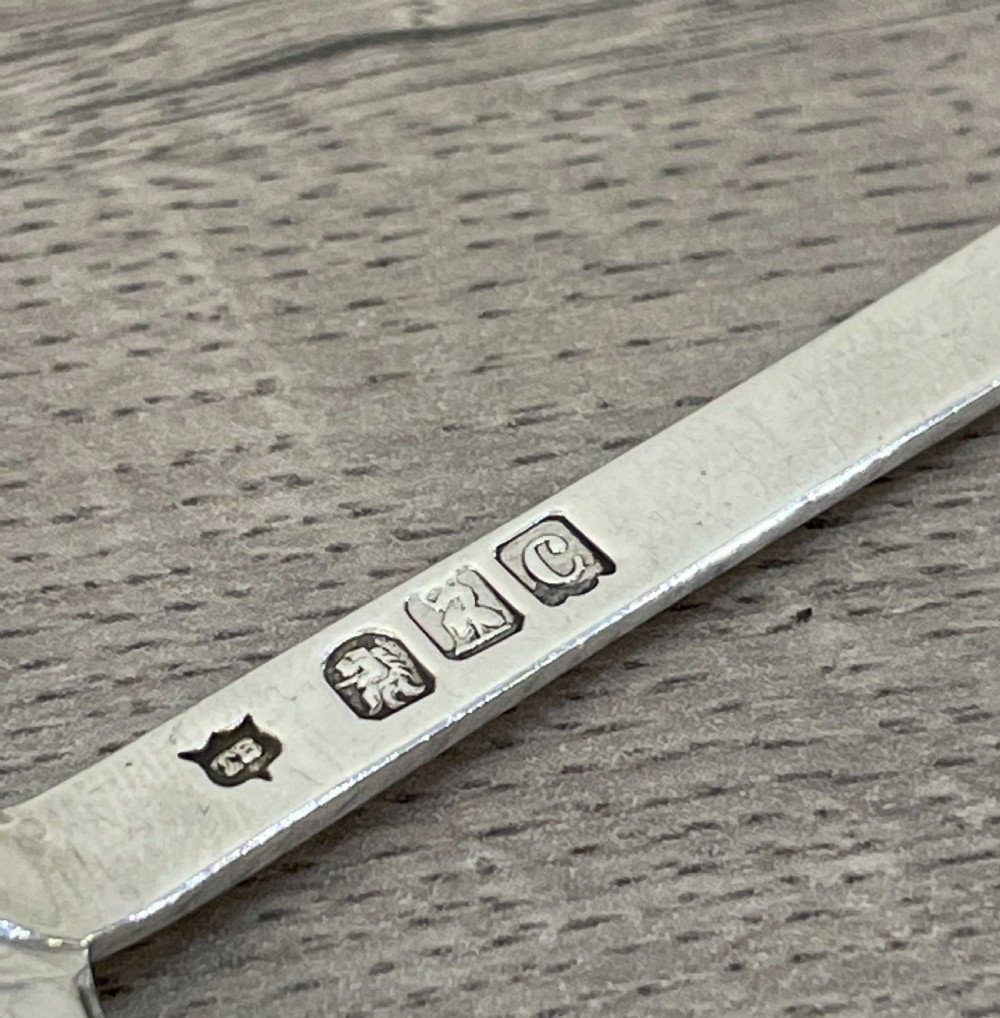 Victorian Britannia Silver Trefid Spoon, 1898 View III