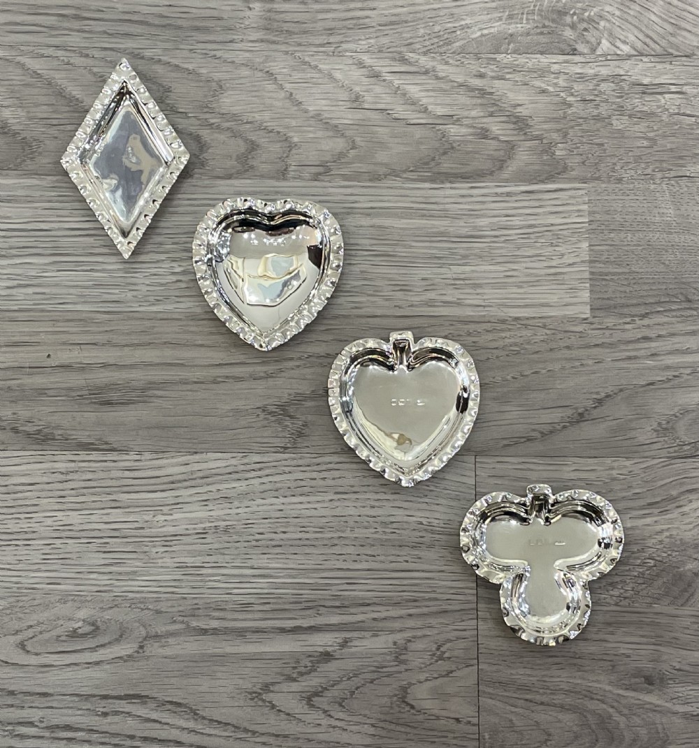 Novelty Set of Four George V Silver Trinket Dishes View IV