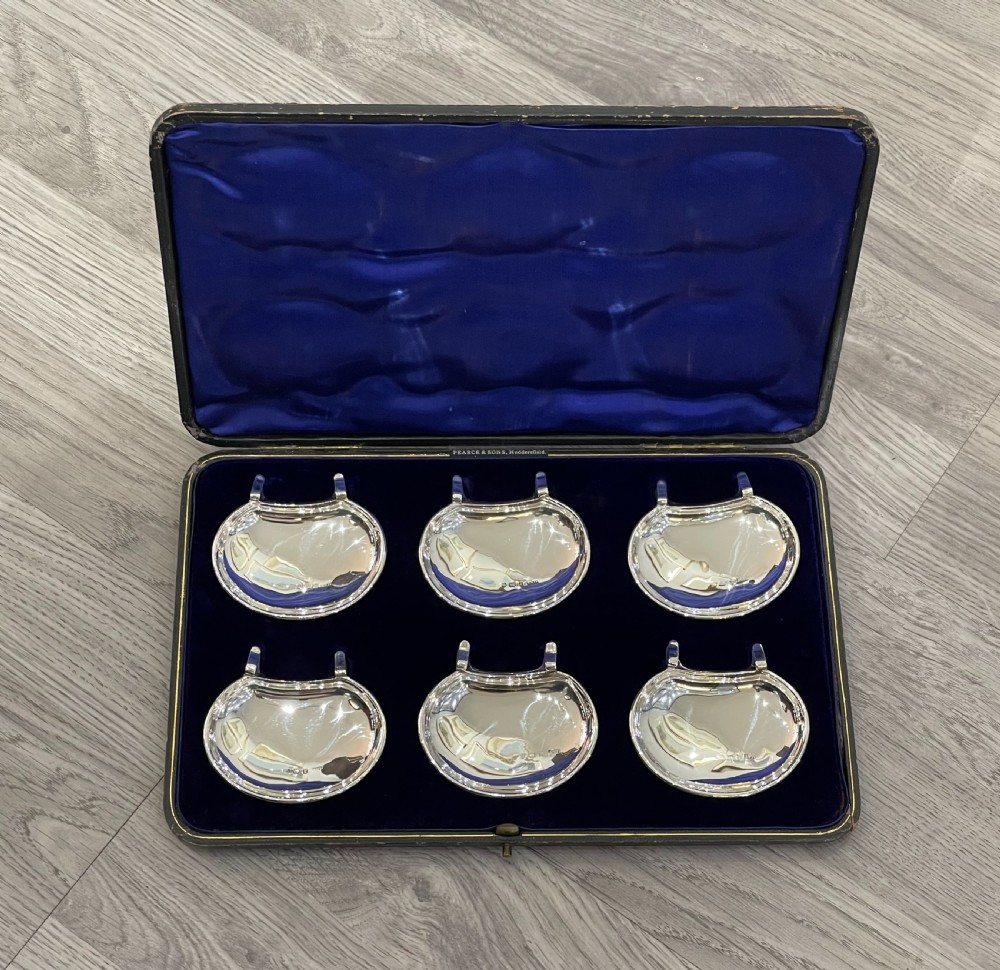 Set of Edwardian Solid Silver Pip Trays
