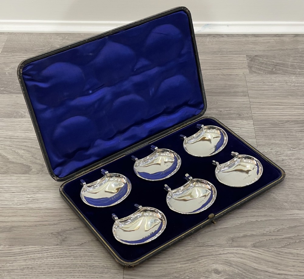 Set of Edwardian Solid Silver Pip Trays View V