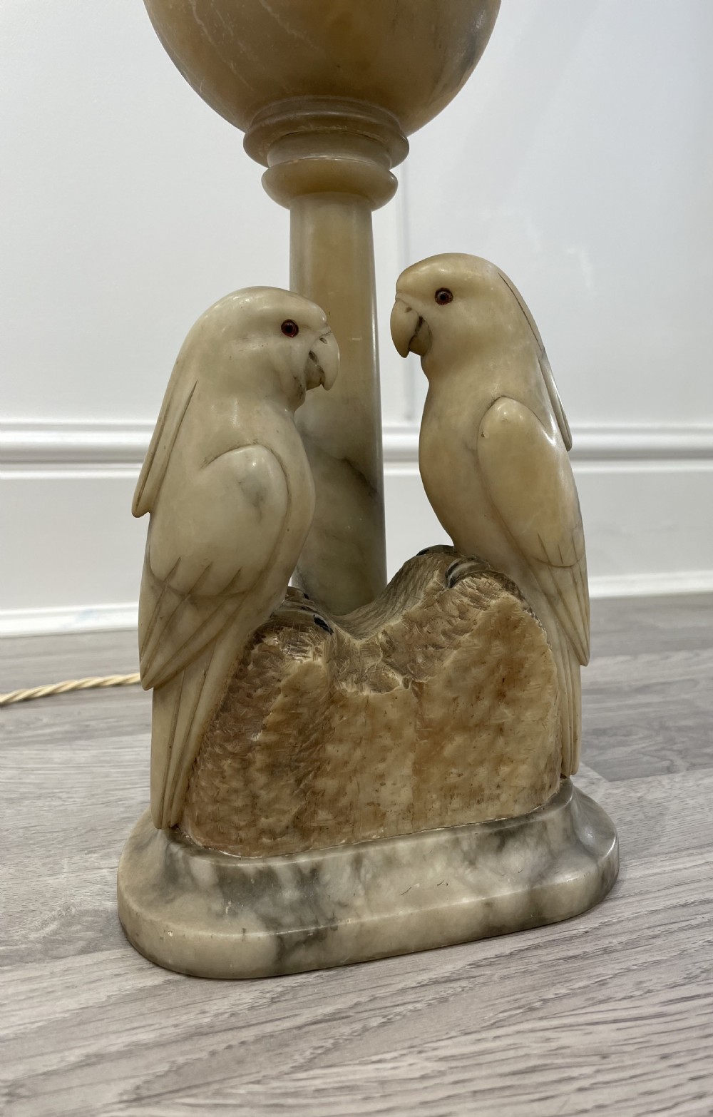 Art Deco Alabaster Table Lamp View II
