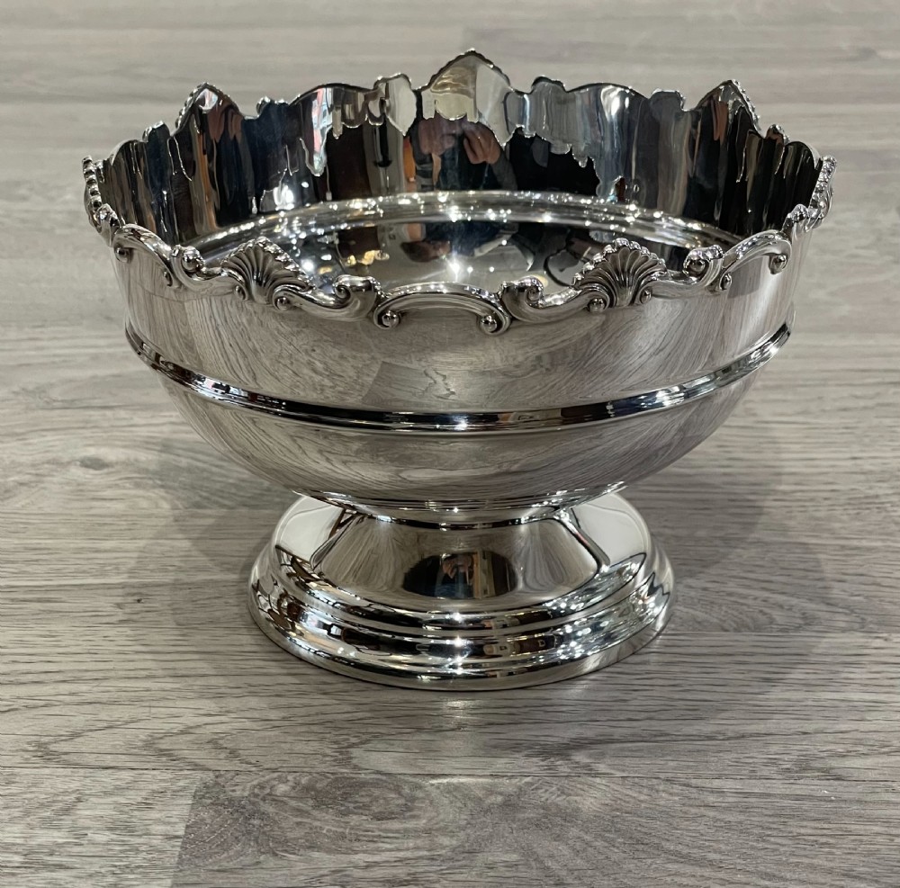 Solid Silver Rose Bowl by Mappin and Webb View IV