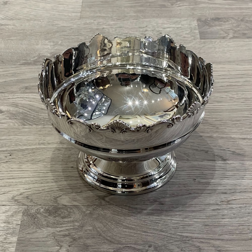 Solid Silver Rose Bowl by Mappin and Webb View VI
