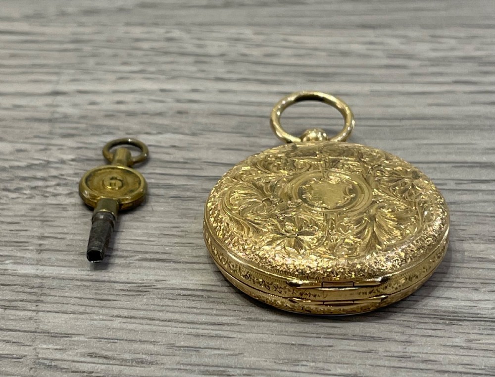 Victorian 18ct Gold Fob Pocket Watch View II