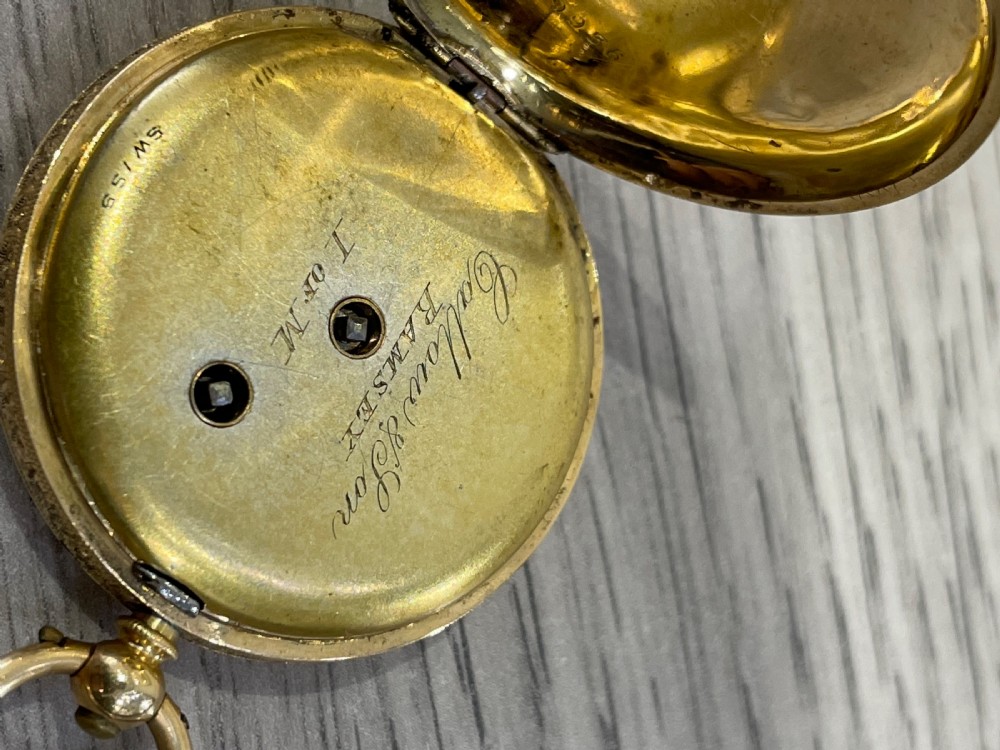 Victorian 18ct Gold Fob Pocket Watch View VII