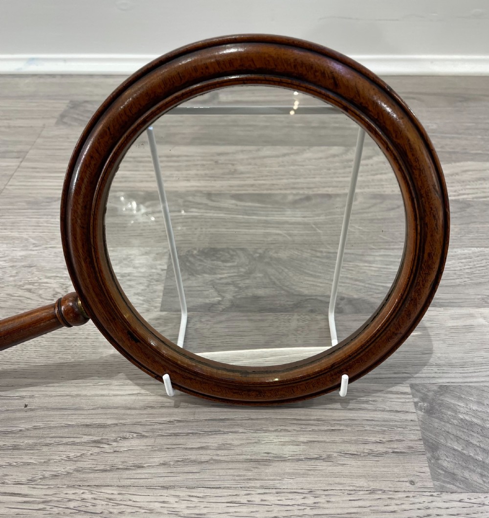 Regency Mahogany Gallery Magnifying Glass View IV