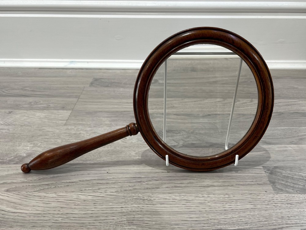 Regency Mahogany Gallery Magnifying Glass View V