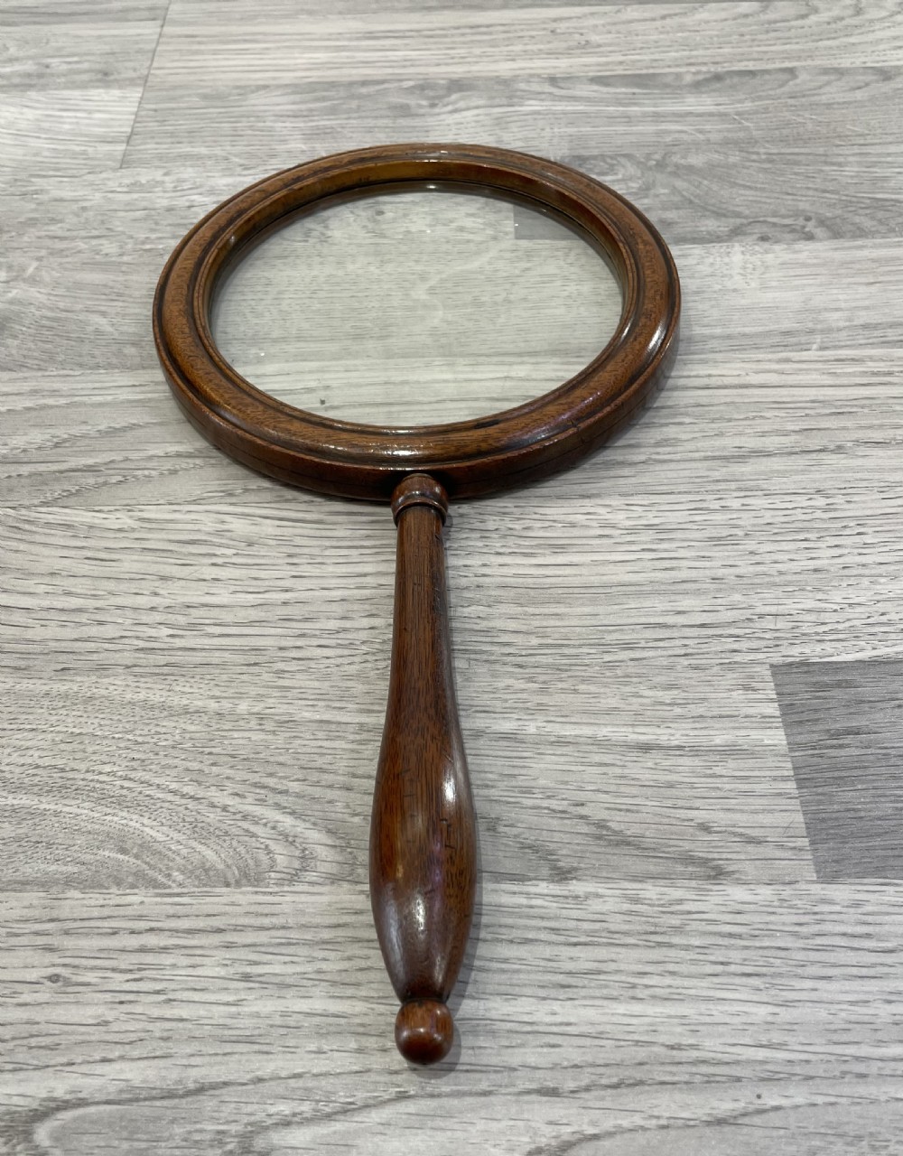 Regency Mahogany Gallery Magnifying Glass View IX