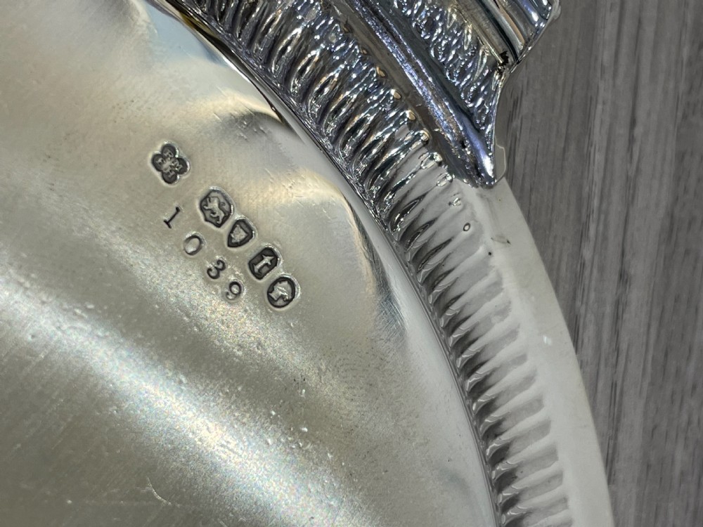 Victorian Solid Silver Tray Salver, 1874 View VII