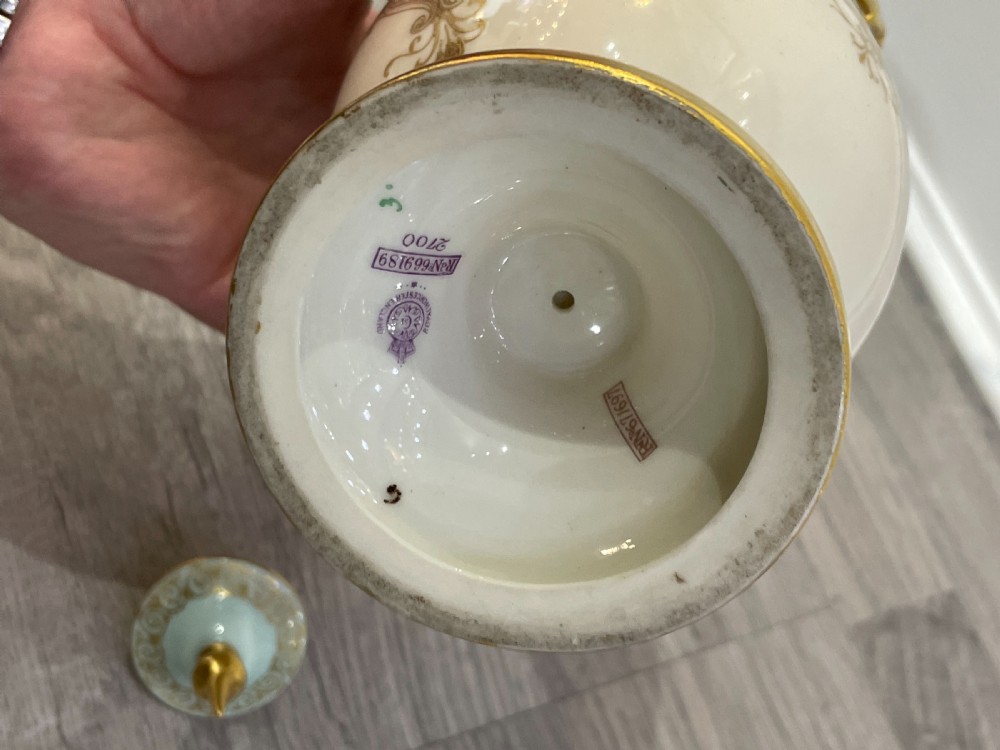 George V Royal Worcester Vase, 1921 View VI