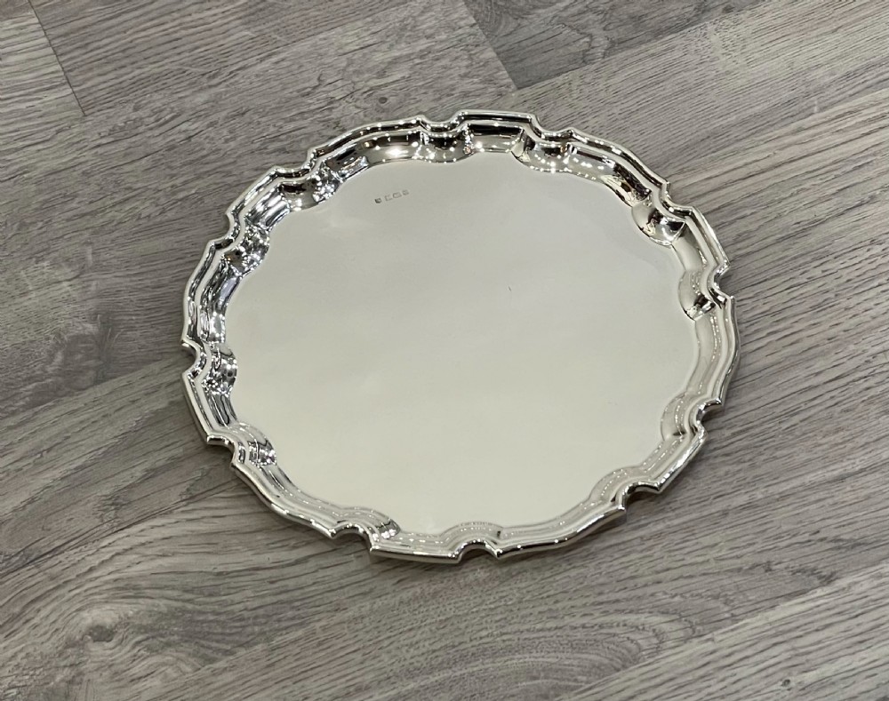 Solid Silver Salver Tray