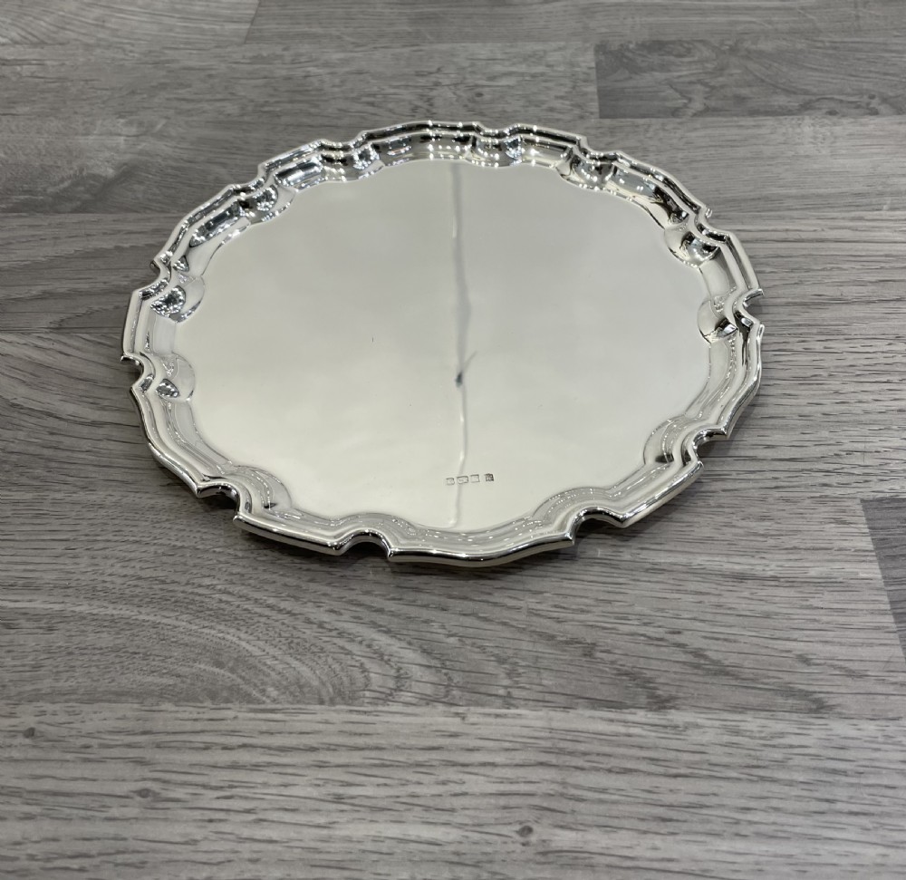 Solid Silver Salver Tray View II