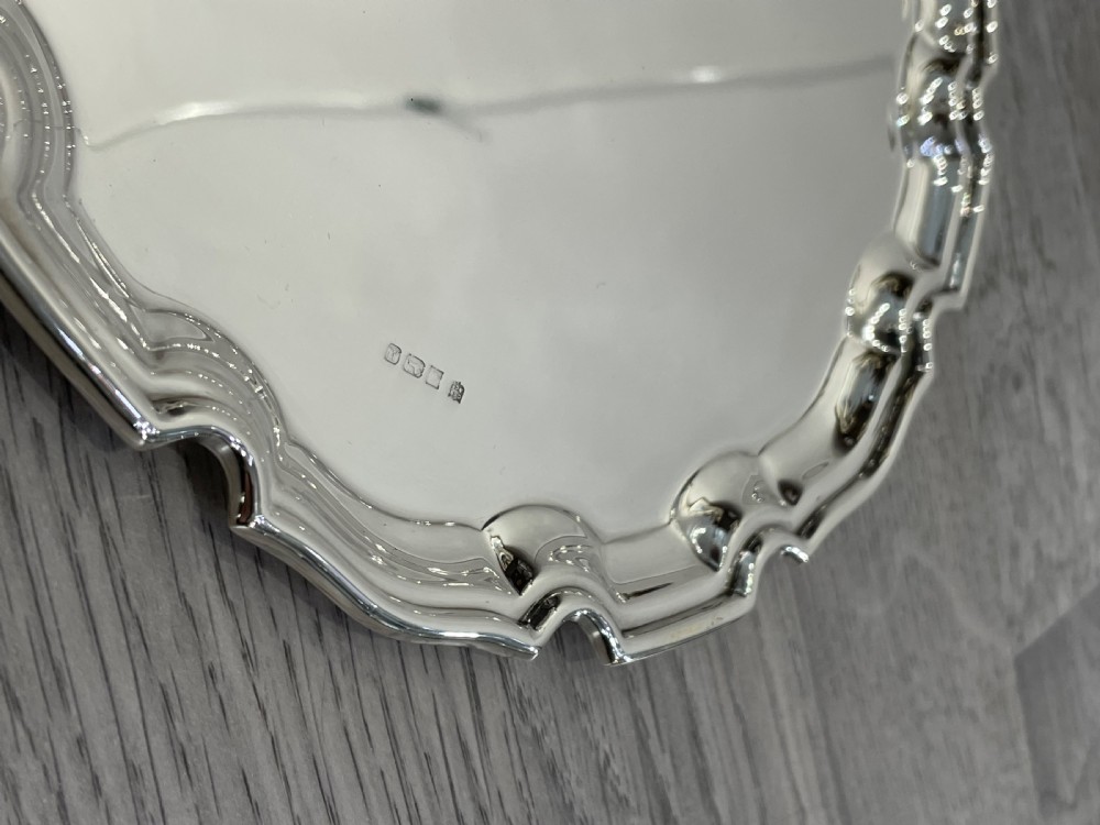 Solid Silver Salver Tray View III