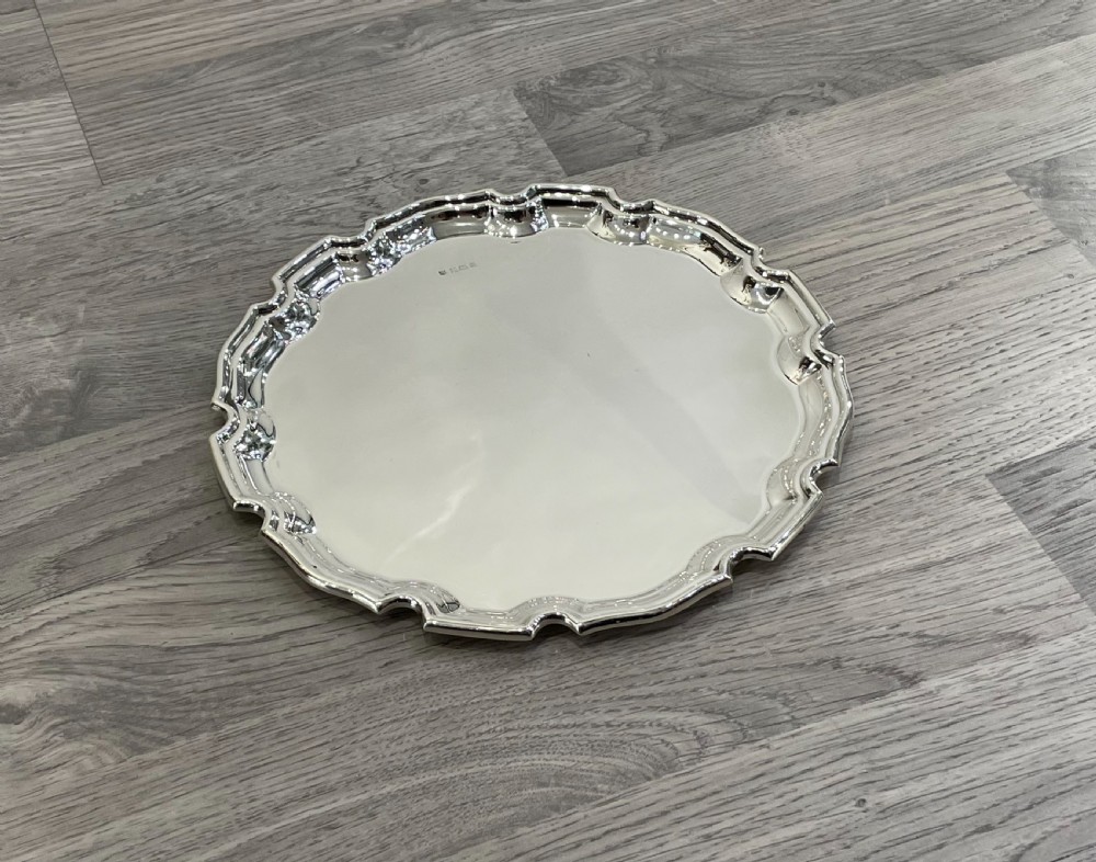 Solid Silver Salver Tray View IV