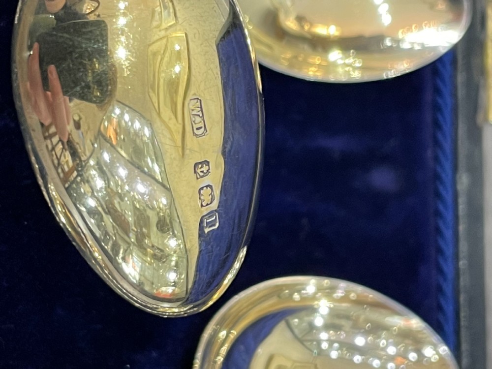 Set of Six Edwardian Silver Apostle Spoons View III