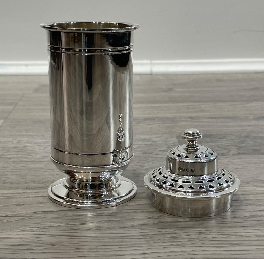 Quality Art Deco Silver Sugar Caster View IV