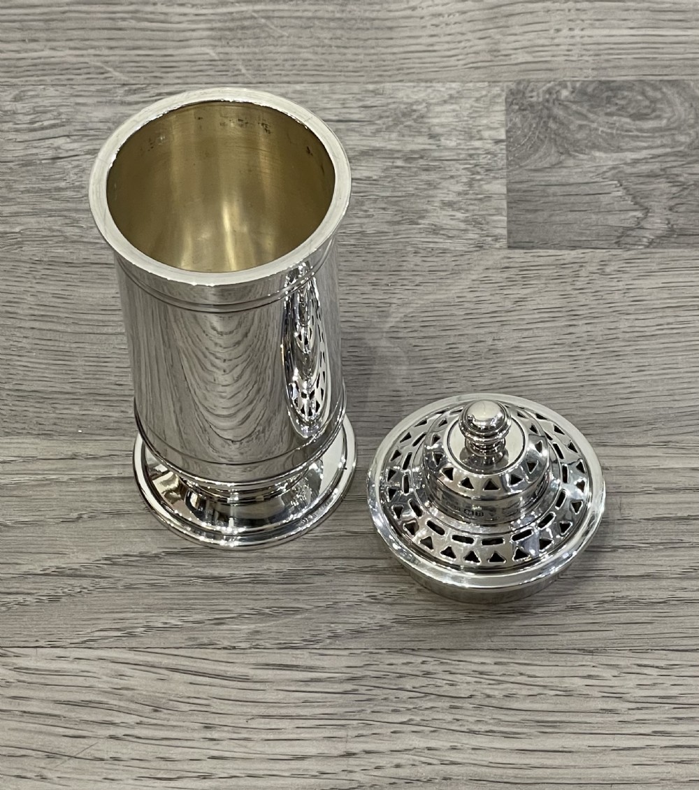 Quality Art Deco Silver Sugar Caster View V