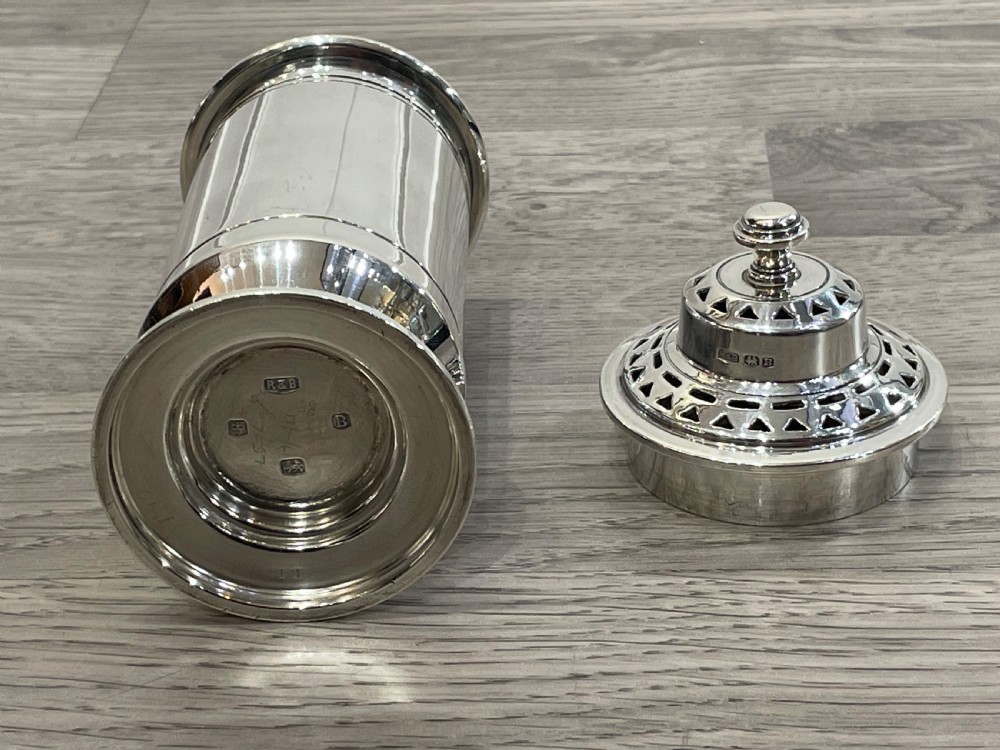 Quality Art Deco Silver Sugar Caster View VI