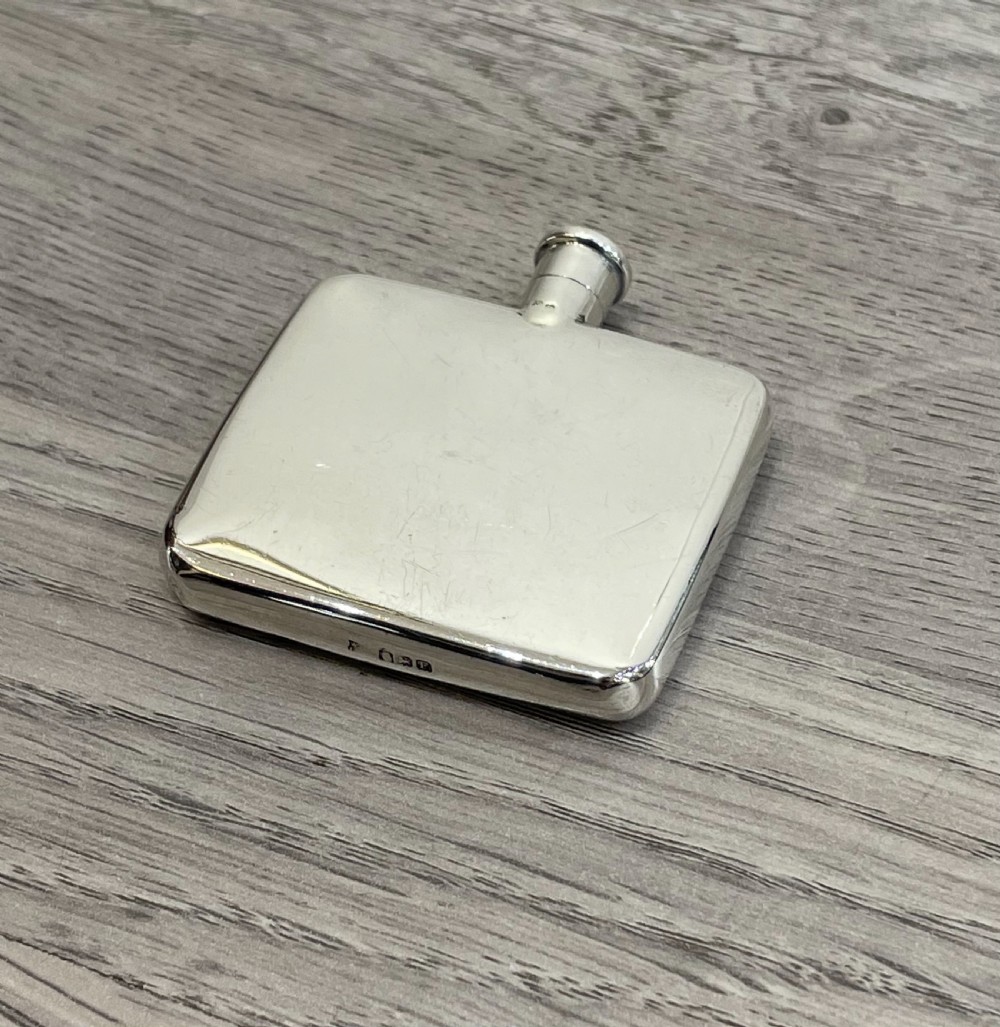 George V Small Silver Ladies Hip Flask View III