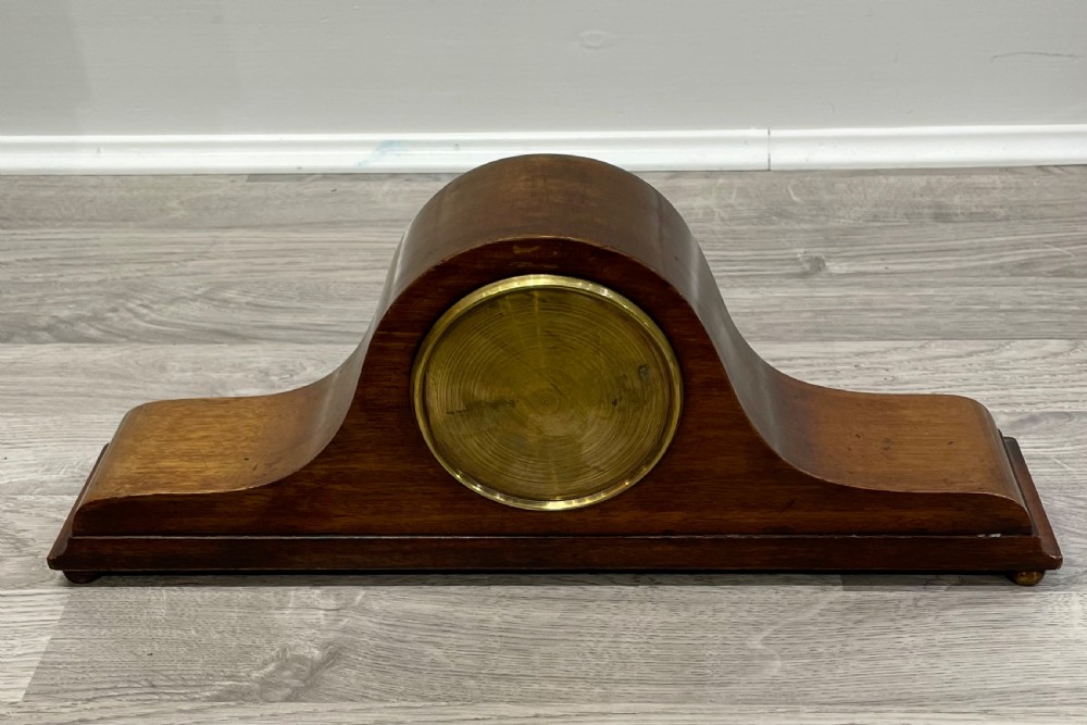 Edwardian Inlaid Mahogany Mantel Clock View IV
