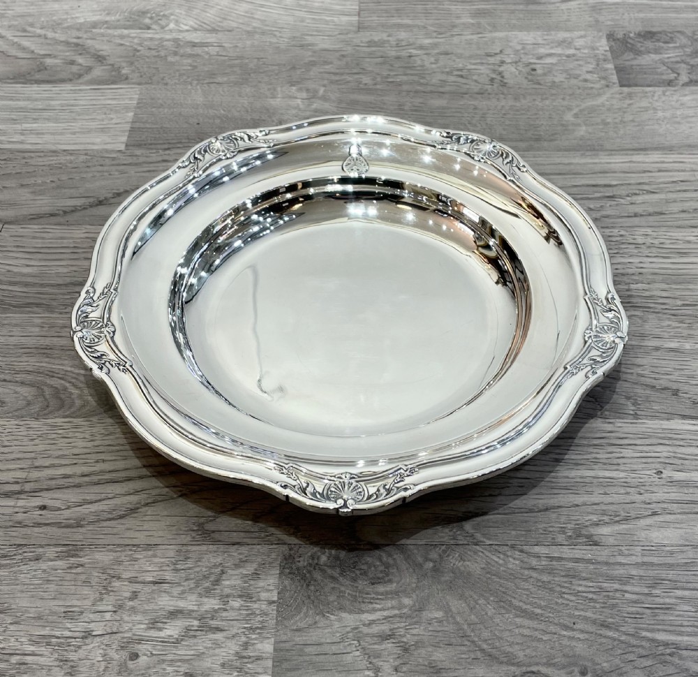 Rare Solid Silver Plate, Haile Selassie Dinner Service