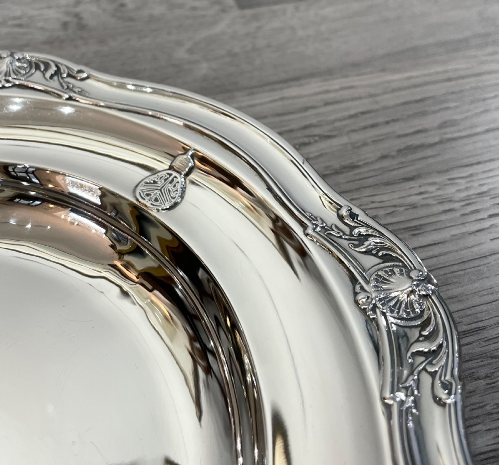 Rare Solid Silver Plate, Haile Selassie Dinner Service View II