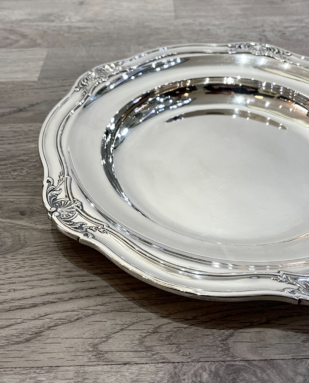 Rare Solid Silver Plate, Haile Selassie Dinner Service View III