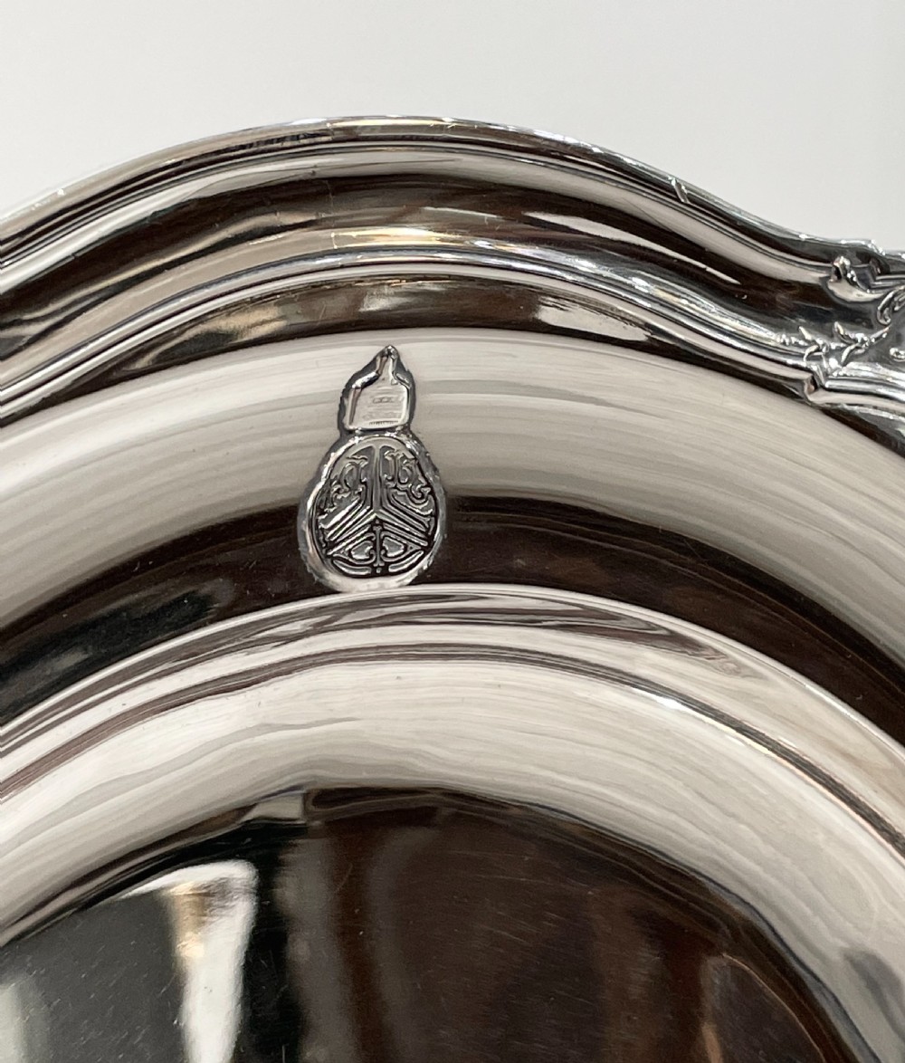 Rare Solid Silver Plate, Haile Selassie Dinner Service View VII