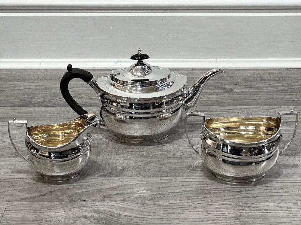 Quality George V Solid Silver Tea Set, 1915