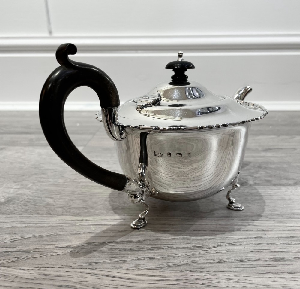 George V Silver Tea Pot by Mappin & Webb View VI