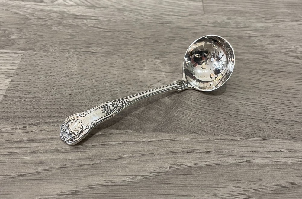 George V Solid Silver Sugar Sifter Spoon