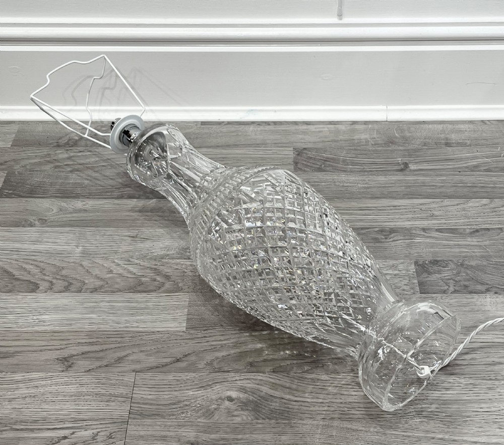 Stunning Waterford Crystal Table Lamp View III
