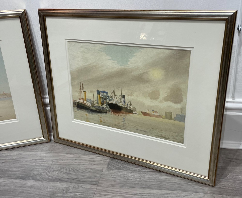Pair of Watercolours by John Hobson Nichsolon (1911-1988) View II