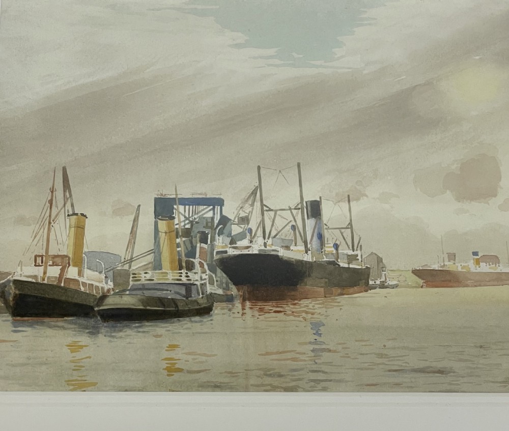 Pair of Watercolours by John Hobson Nichsolon (1911-1988) View VII