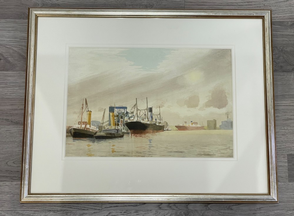 Pair of Watercolours by John Hobson Nichsolon (1911-1988) View VIII