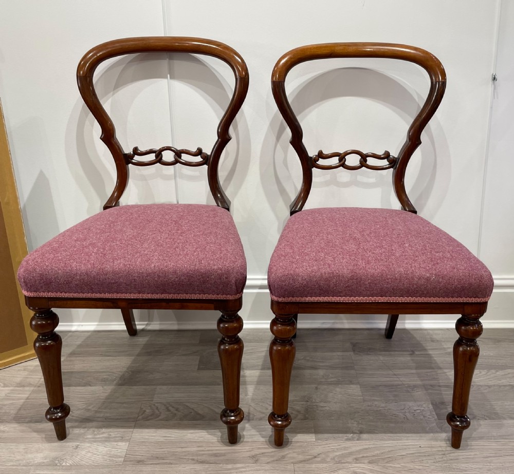 Quality Pair of Victorian Rosewood Chairs
