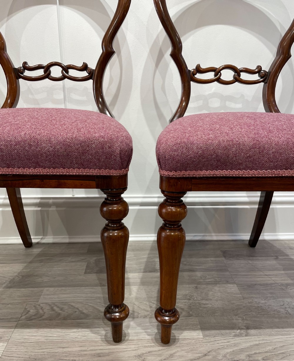 Quality Pair of Victorian Rosewood Chairs View IV