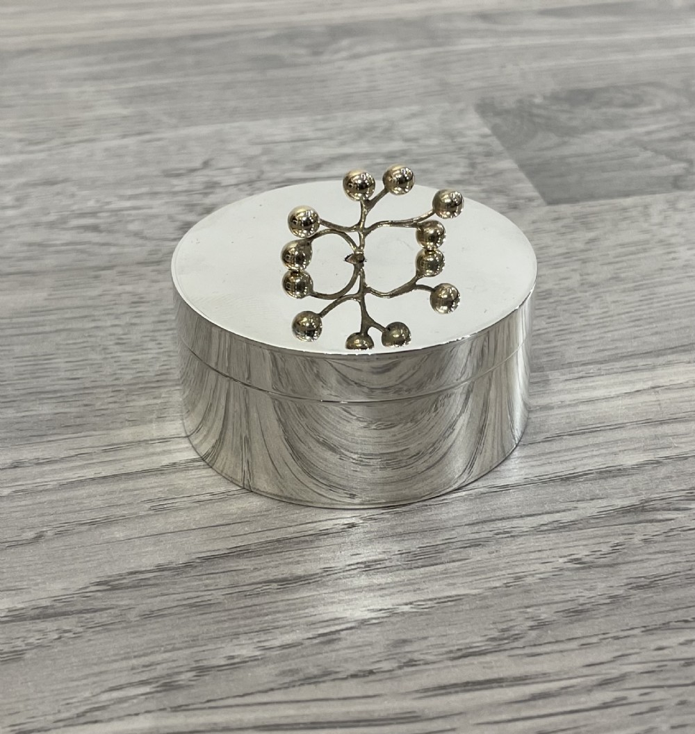 Modernist Silver & Silver Gilt Box