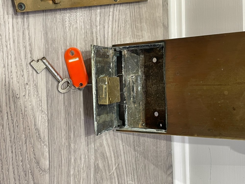 Lockerbie & Wilkinson Brass Toilet Lock View VI